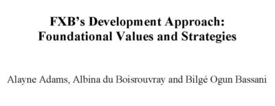 Avatar of 2010 - FXB’s Development Approach: Foundational Values and Strategies
